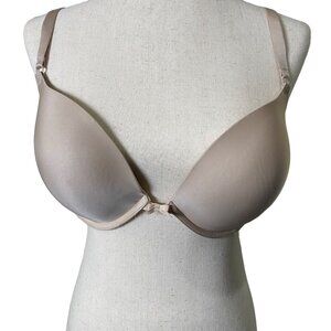 Victoria's Secret Plunging Push Up‎ Bra Women 38D Tan Beige